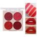 High Pigmented Lipstick Palette - Classic Bright Colors | Holiday Gift | 1g Lip Gloss & Lipstick - #02 - Buy Online on SooperMarket.com
