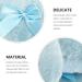 Buy Beavorty Large Fluffy Powder Puff Set - 3 Round Loose Powders with Ribbon Bow Handle | Sky Blue - Perfect for Face & Body - Buy Online on SooperMarket.com