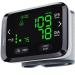 Blood Pressure Monitor Wrist Blood Pressure Machine Automatic Large Backlit LCD Display Adjustable Wrist Cuff BP Machine 198 Memory Readings with Carrying Storage Bag for Home Use Black With Backlight