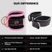 Powerfeng Ankle Strap Cable Machine - Pink Pair for Gym Glute Kickback & Leg Workout - Buy Online on SooperMarket.com