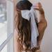 Bridal Hair Bow Veil with Pearl Barrette - Wedding & Bachelorette Party Decorations - Buy Online on SooperMarket.com