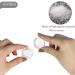 25PCS 3ml Empty Sample Jars with Mini Spatulas - Clear Lid Cosmetic Containers for Makeup, Oils, Lotions, Powders, Paint, Jewelry, Lip Balms - Buy Online on SooperMarket.com