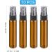 Beaupretty 10pcs Empty Brown Glass Spray Bottles 10ml Atomizer Mist Sprayers for Essential Oils & Perfume Ideal for Cosmetics - Buy Online on SooperMarket.com