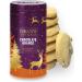 Dean's Chocolate Orange Shortbread Rounds - 150g Box Of Luxury Handmade Scottish All Butter Cookies Ideal For Christmas And As A Festive Snack Melt-In-The-Mouth Chocolate Biscuit Selection.