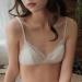 LoRier Women s Lace Bralette - Floral Adjustable Thin Strap V-Neck Wireless Triangle 75A White - International Shipping Available - Buy Online on SooperMarket.com
