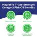 MapleLife - Triple-Strength - Omega-3 Fish Oil - Brain + Heart Health - Essential Fatty Acids - DHA EPA - Fish Oil Softgel 2000 Mg - 300 softgels - Buy Online on SooperMarket.com