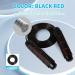 Adjustable Speed Rope - Foam Handle Slipproof Ideal for Fitness & Endurance Jumping - Perfect for Kids & Adults - Black/Red - Buy Online on SooperMarket.com