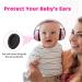 Baby Noise Cancelling Headphones - Toddler Ear Protection (0-3 Years) - Pink Earmuffs - Buy Online on SooperMarket.com