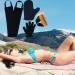 4-Pack Self Tanning Mitt Set with Face Tanning Brush and Back Applicator - Self Tanner Lotion and Exfoliating Glove Included - Buy Online on SooperMarket.com