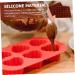 Mikinona 2pcs Chocolate Mold Ice Cube Silicone Molds Jellybeans Candy Ice Mold Baking Mold Letter Ice Maker - Buy Online on SooperMarket.com