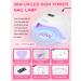 Acrylic Nail Kit with Drill and Lamp: 3 Colors 30G Acrylic Powder Nail Set - 36 Colored Glitter Powder Nail Art Tools Extension Kits Full Set for Beginners - Buy Online on SooperMarket.com