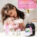 Vicloon Infant Milk Powder Dispenser - Portable 5-Layer Container for Kids - Stackable Snack Storage in Pink - Buy Online on SooperMarket.com