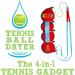 Tennis Ball Dryer - 4-in-1 Accessory - Voted Best Tennis Gadget with 4 Features in 1 - Buy Online on SooperMarket.com