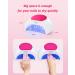 SUNUV Nail Dryer UV LED Lamp with Timer and Infrared Sensor for Perfect Home Manicures - Buy Online on SooperMarket.com