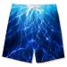 Tuonroad boy swimming shorts funny 3d print fast drying swimming trunks with mesh feed summer beach short trousers 5-14 years 1 blue lightning 13-14 years