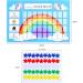 GWHOLE 2 Pack Unicorn Potty Training Reward Chart with 270 Star Stickers for Boys & Girls - Blue - Buy Online on SooperMarket.com