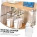 KOMBIUDA 4pcs Laundry Storage Box Bucket for Soap Tide Laundry Liquid Lotion Plastic Transparent - Buy Online on SooperMarket.com