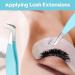 Ms. Queen Volume Fiber Tip Grip Lash Tweezers - Blue | L-Shape Boot Mega Volume Mink Lashes Tweezers - Buy Online on SooperMarket.com