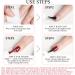TBeautfave Nail Polish Set Nude Nail Varnish Sets Quick Dry & Long Lasting Red Purple Nail Polish Water Based Natural Nail Varnish Sets for Women DIY Nail Art - No Need Cure 02Nude - Buy Online on SooperMarket.com