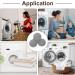 uxcell 4pcs Reusable Laundry Dryer Balls - Vinyl Drying Balls | Reduce Wrinkles Static & Drying Time | Energy-Saving Fabric Softener - Grey - Buy Online on SooperMarket.com