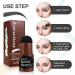Eyebrow Stamp Shaping Kit with Long-Lasting Buildable Brown Black Powder - Includes 10 Stencils and 2 Pen Brushes - Perfect Gift for Women - Buy Online on SooperMarket.com