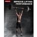 VINSGUIR Elastic Wrist Straps for Weightlifting | Breathable Wraps with Thumb Loop | Left/Right Tabs for Support | Wrist Brace for Men and Women (Pair, Black) - Buy Online on SooperMarket.com