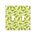Wall Plate Sushi Dill Pickles picture Toggle Light Switch Covers Decorator 2 Gang Outlet Plate Durable 4.5X4.5 in