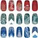 Alexnailart Christmas Halloween Nail Stamping Plate (CHRISTMAS 023) - Manicure Templates for Festive Nail Art Designs - Buy Online on SooperMarket.com