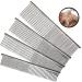 Kingrun Stainless Steel Pet Comb 4 Pack Pet Grooming Steel Comb with Rounded Teeth Metal Comb For Dogs Cats and Other Pets with Tangled Short/Long Hair (16 x 2.5cm 19 x 3cm 19 x 4cm 19 x 5cm)