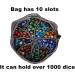 PUGED Large Dragon Leather Drawstring Dice Bag for RPG MTG Games - Black - Buy Online on SooperMarket.com