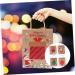 KOMBIUDA Xmas Treat Bags 1 Set 12 Pcs Christmas Tote Bag Candy Bags Wrapping Bags Packing Bag Paper Bag Kraft Paper 27X21X11CM Assorted Color - Buy Online on SooperMarket.com