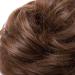 Silk-co Curly Hair Bun Scrunchie in Light Brown - 35g Synthetic Hair Extension - Buy Online on SooperMarket.com