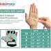 KIDDIMOTO Children's Fingerless Cycling Gloves for Boys & Girls - Floral Design - Size M (4-8 Years) - Perfect Kids Bike Gloves - Buy Online on SooperMarket.com