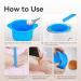 Silicone Wax Warmer Liner 2pcs - Non-Stick Insert for 16oz Electric Waxing Kit with Spatulas & Brushes - Reusable Wax Pot Replacement for Hair Removal - Buy Online on SooperMarket.com