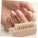 WOFASHPURET Stiff Bristle Nail Brush Toe Nail Brush Wooden Nail Brush Nail Brush Wooden Nail Cleaning Brush Nail Clean up Brush Fingernail Brush Wood Tools Bamboo Wash Brush Miss Double Sided - Buy Online on SooperMarket.com