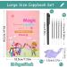 Funvce English Magic Exercise Book - 4 Reusable Booklets for Kids | Learn Alphabet Numbers & Drawing - Buy Online on SooperMarket.com