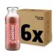 Monastery Kitchen Bio Smoothie red apple pear strawberry 6x 250 ml i superfood breakfast vegan i to go glass bottle i power food from local ingredients