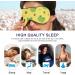 Haskirky Light Blocking Breathable Eye Mask for Adults - Adjustable for Travel, Yoga, Meditation - Cute Frog and Fruit Design - Buy Online on SooperMarket.com