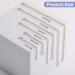 Gold & Silver Necklace Extenders - 6 Pcs Stainless Steel Chain Extensions for Jewelry Making - Buy Online on SooperMarket.com