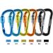 Gimars Mini Carabiner Klien - 6 cm Colorful Key Rings (Set of 6) - Perfect for Camping Fishing Hiking & Travel - Buy Online on SooperMarket.com