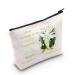 LEVLO Fairy Tale Cosmetic Make Up Bag Fairy Pixie Fans Inspired Gift You Are Braver Stronger Smarter Than You Think Fairy Makeup Zipper Pouch Bag For Women Girls(Always Tinker--bell )