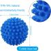 Tumble Dryer Balls 3 Pc Blue Laundry Balls - New Softer Material for Soft, Fluffy Clothes with Fewer Wrinkles and Less Static Cling - Buy Online on SooperMarket.com