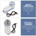 Premium Portable Fabric Shaver & Lint Remover - Ideal for Clothes Sweaters and Furniture | Two Blades & Electrostatic Brush - Buy Online on SooperMarket.com