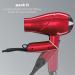 INFINITIPRO BY CONAIR Travel Hair Dryer 1875W Compact Foldable & Perfect for International Travel | Red 2 Piece Set - Buy Online on SooperMarket.com