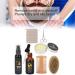 Kosdfoge 7-Piece Partial Beard Care Set for Men | Shampoo Oil Balm Brush & More | Perfect Christmas Gifts for Fathers - Buy Online on SooperMarket.com