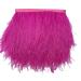 Shekyeon Ostrich Feather Trim Fringe Used Wedding Sewing Crafts Costumes Decoration Pack of 2 Yards(Fuchsia)