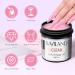 Saviland UV Gel Kit - 2 Pieces Clear & Light Pink Nail Extension & Repair Gel 3.53 oz with Nail Brush & Shapes - Large Capacity Soak-Off UV Gel Set for Perfect Nails - Buy Online on SooperMarket.com