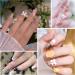 Nail Art Charms 3D Nail Jewels Black White Bow Shape Pearl Nail Art Decoration Nail Accessories for Women Girls (Black&White Bow) - Buy Online on SooperMarket.com
