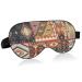 Haskirky Light Blocking Eye Mask Breathable and Adjustable Adult Men and Women Travel on Business Trips Yoga Meditation Light Smooth Comfortable Eye Mask Office Deep Sleep Goodies National Style