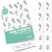 Inkless 10 Sheet & 3 Inkless Towelette Baby Hand Print and Foot Print Kit - Ready to Frame Sizes Three Wipe